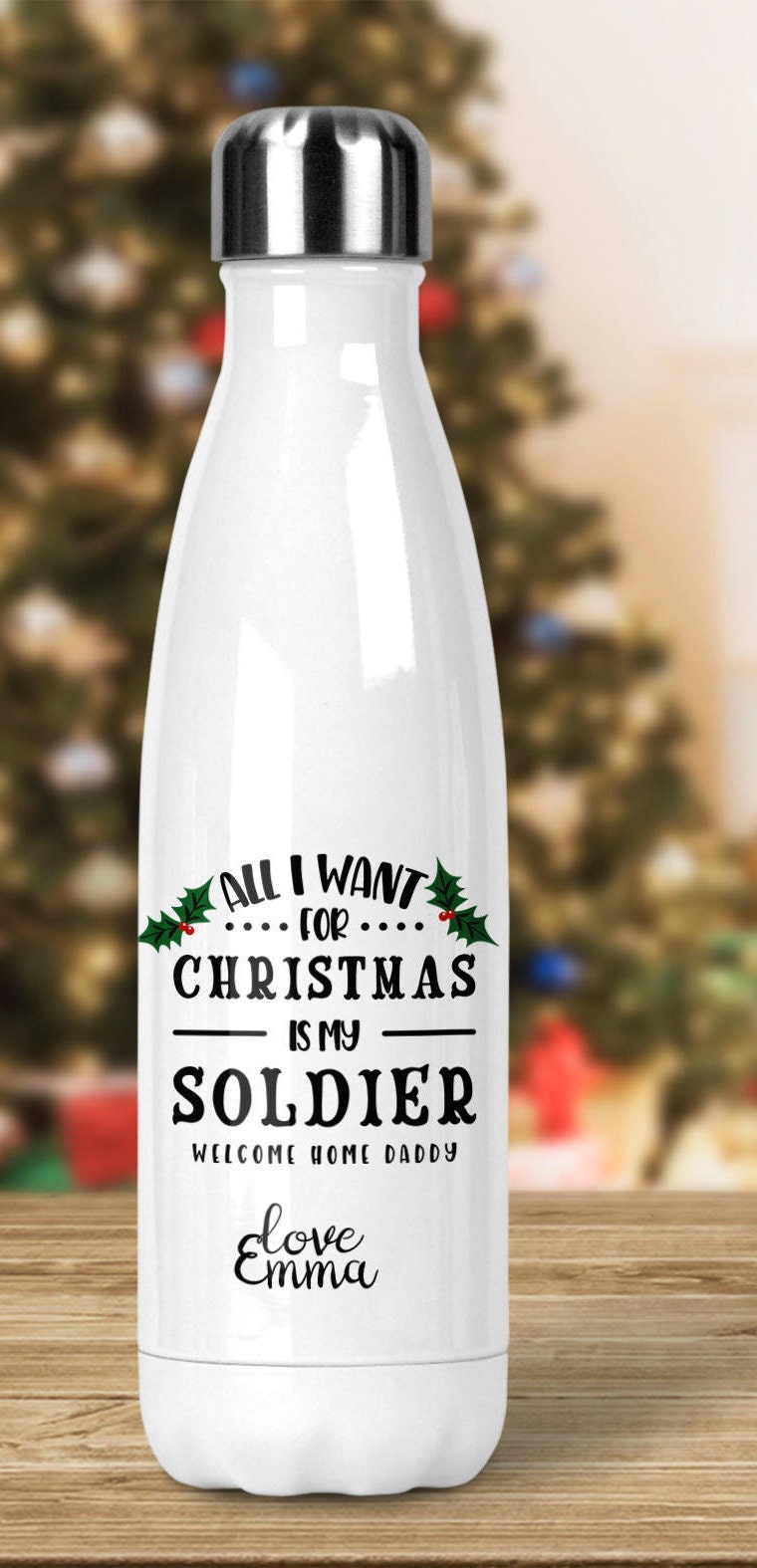 Water bottle Christmas gift