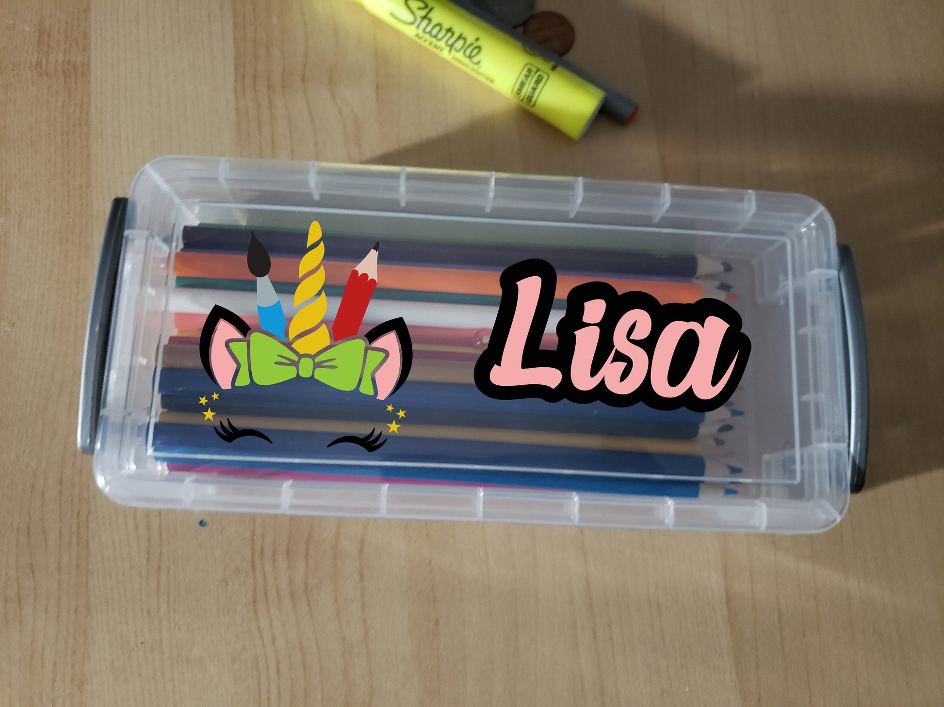 Pencil Box Peeker personalized