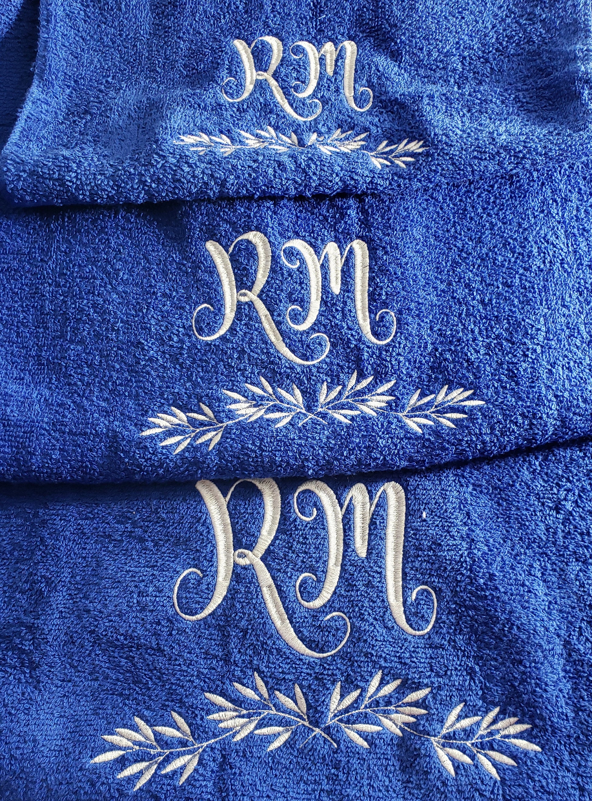 Personalized bath towel 3 pc. set