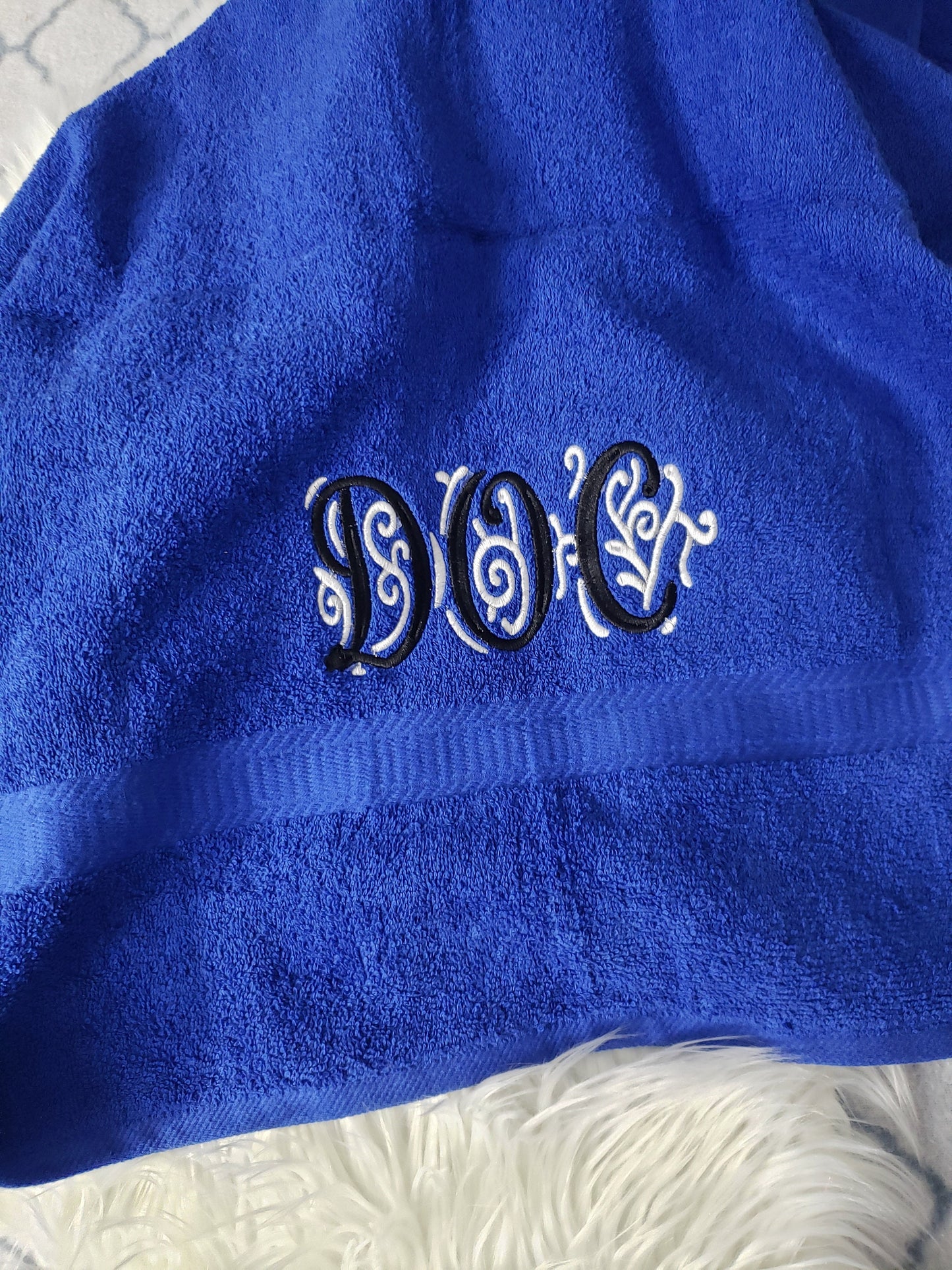 Personalized bath towel