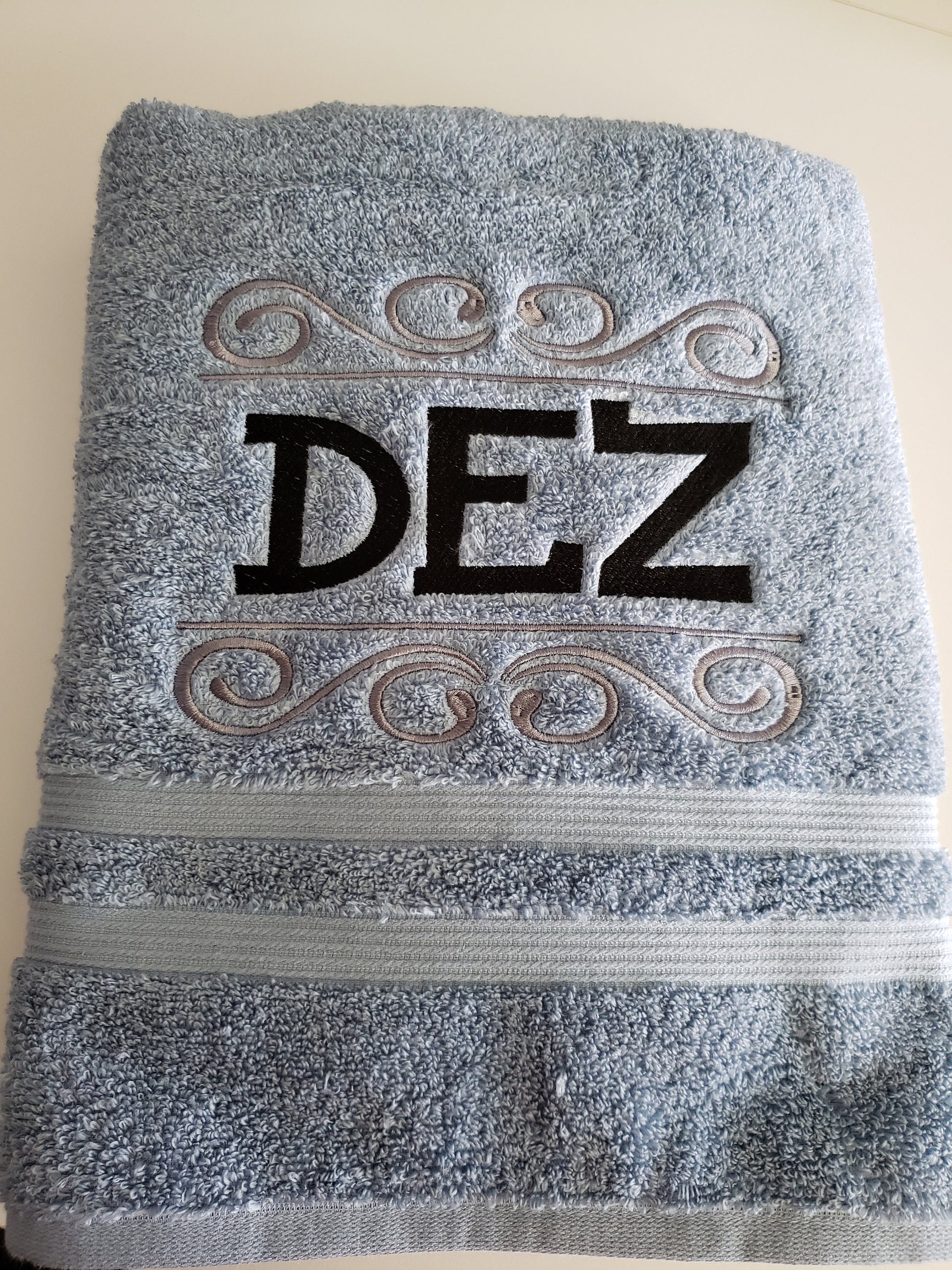 Personalized bath towel