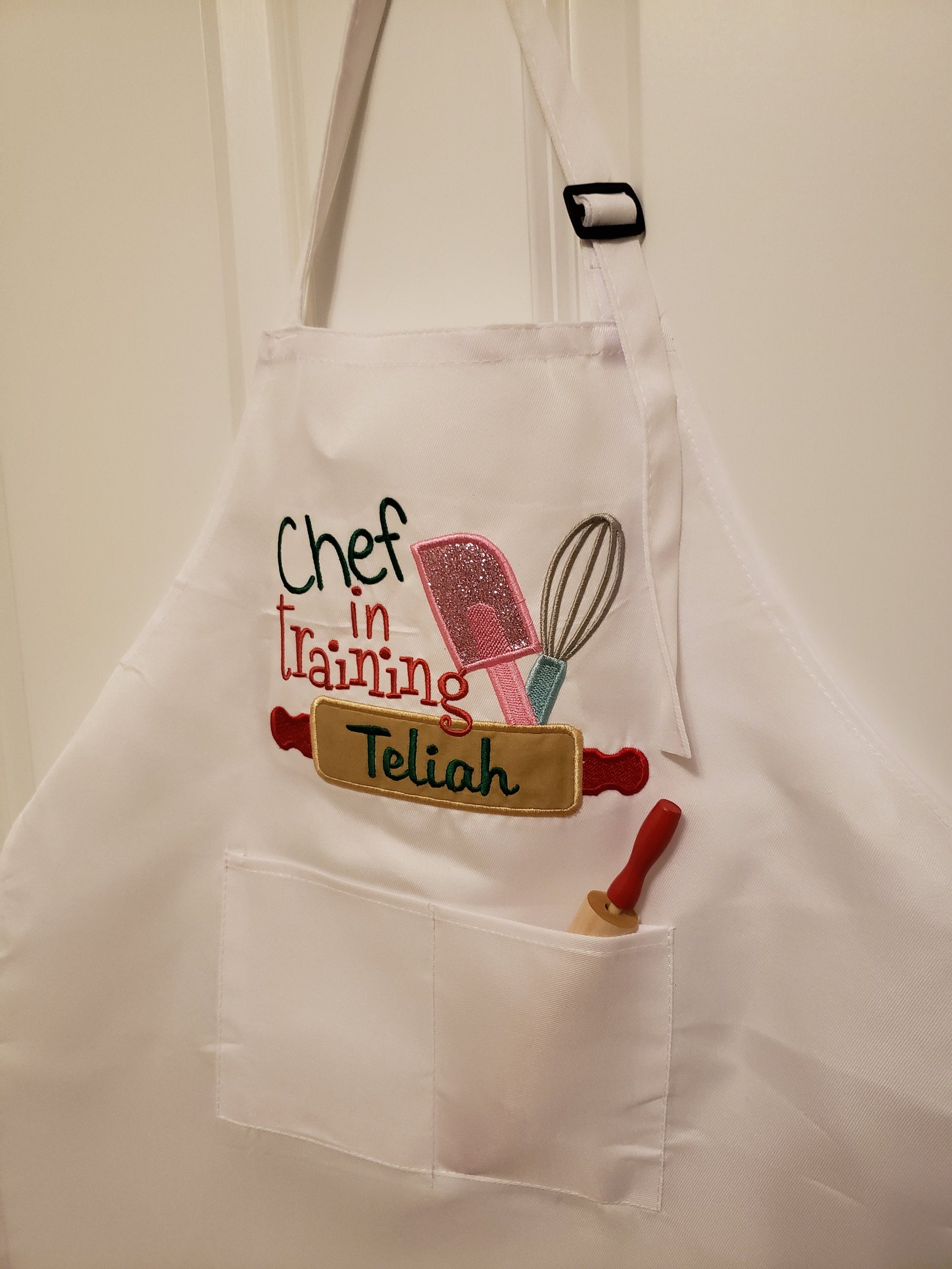 Aprons/Chef hat for kids, Personalized, embroidery