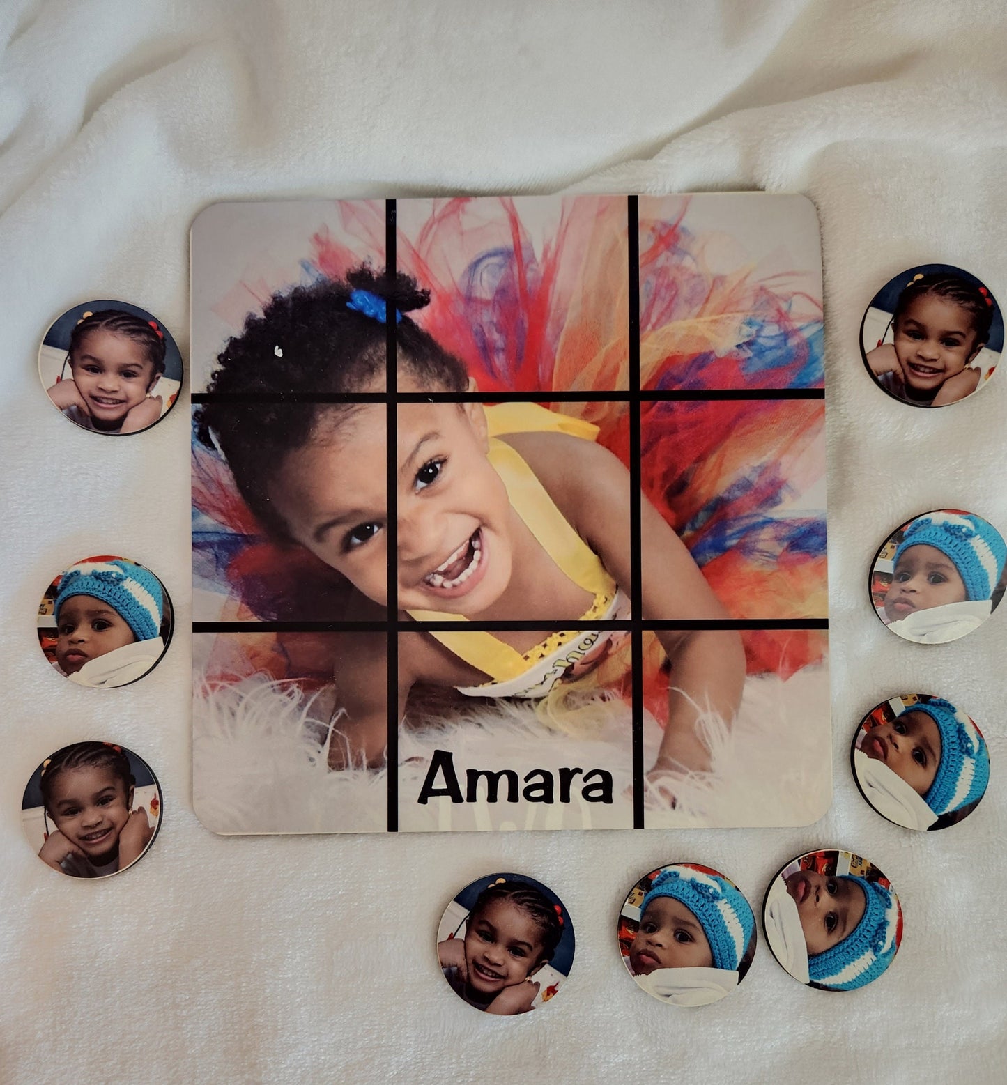 Personalized Photo Tic-Tac-Toe game