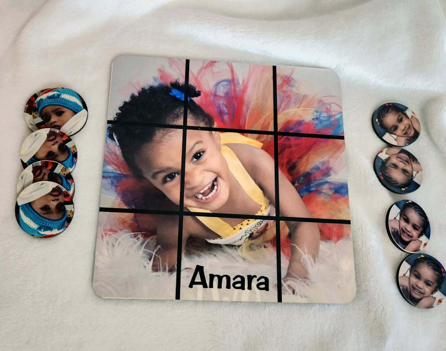 Personalized Photo Tic-Tac-Toe game