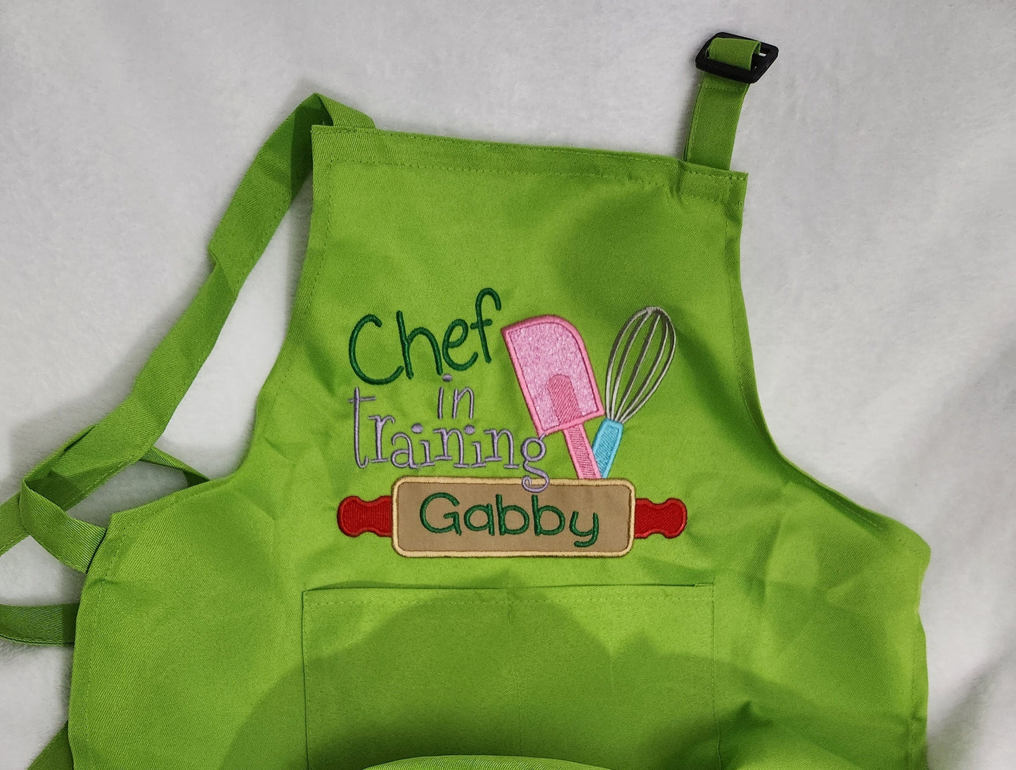 Aprons for kids, Personalized, embroidery, APRON ONLY