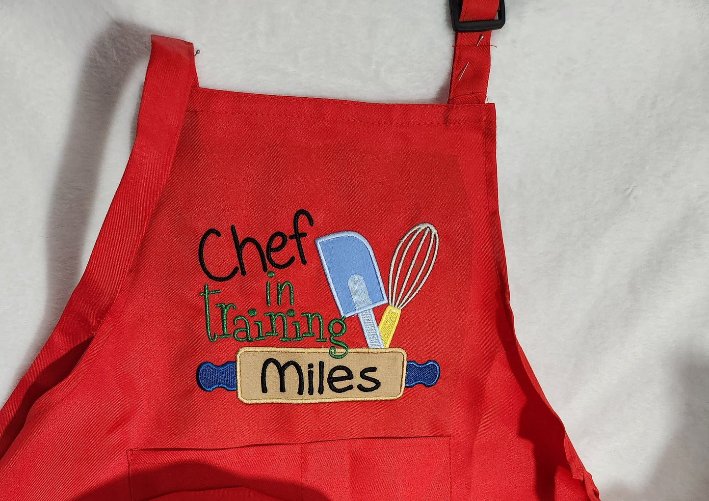 Aprons for kids, Personalized, embroidery, APRON ONLY