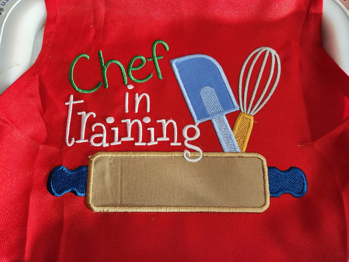 Aprons for kids, Personalized, embroidery, APRON ONLY