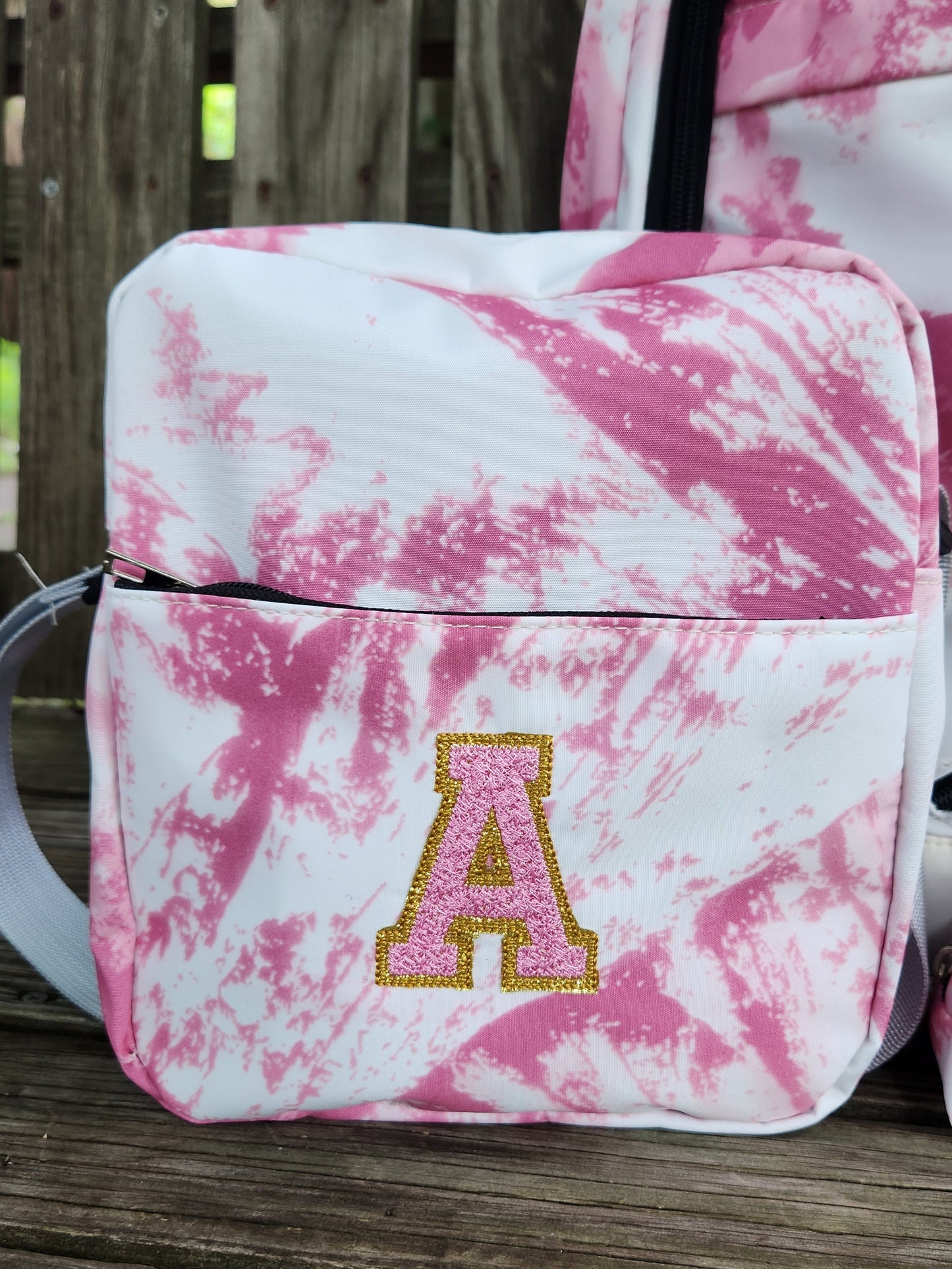 Backpack Set, school backpack for kids, personalized school bag, initials on bag, lunch bag, pencil case