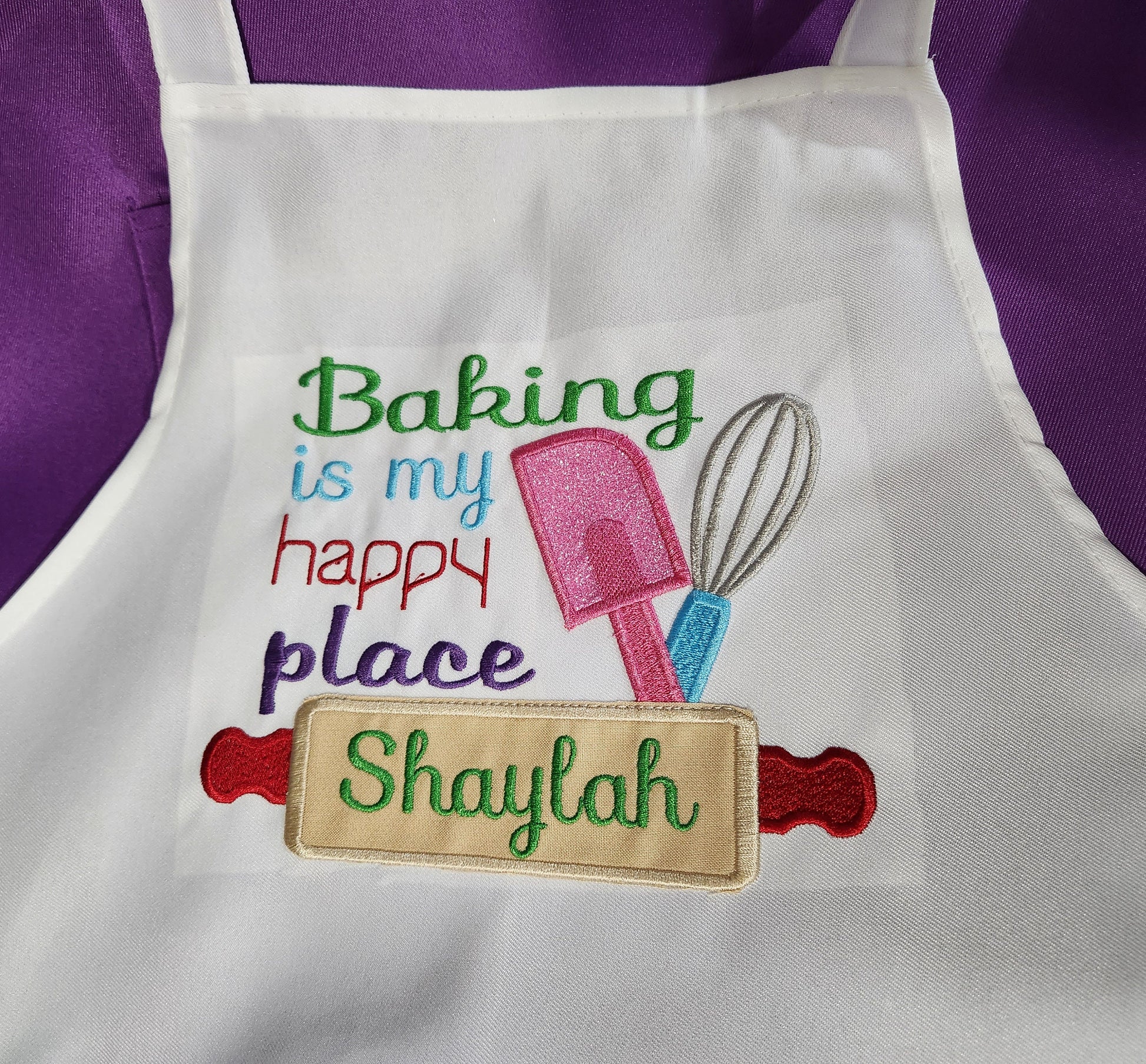 Aprons for Adults, Personalized, embroidery