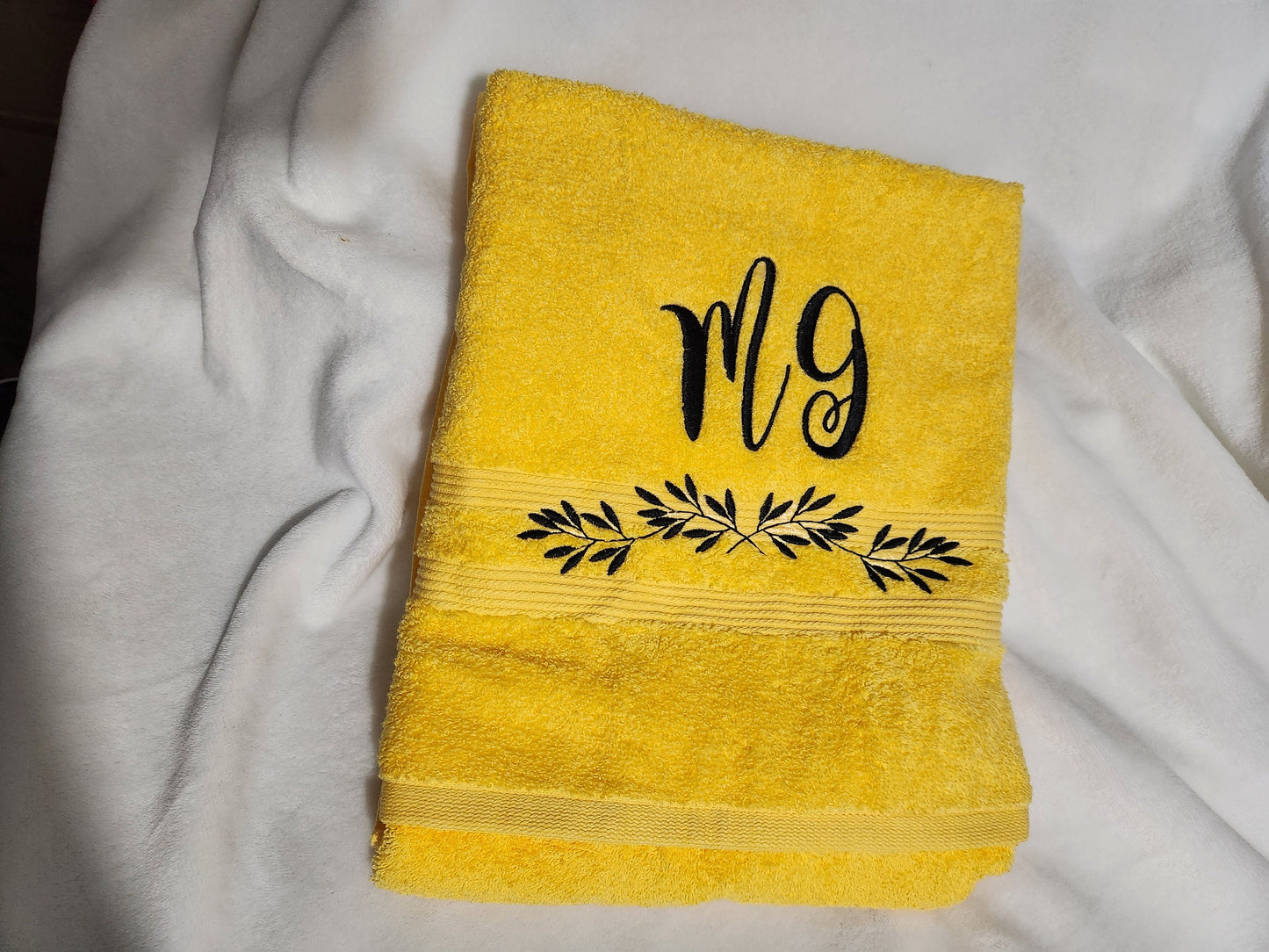 Personalized bath towel