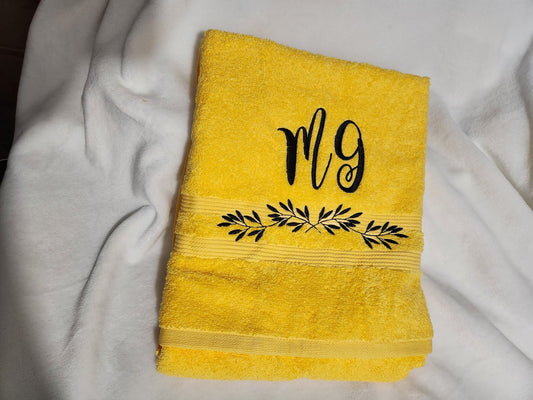 Personalized bath towel