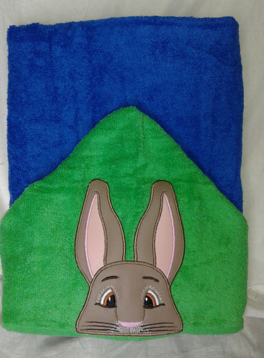 Personalized hooded bath towel