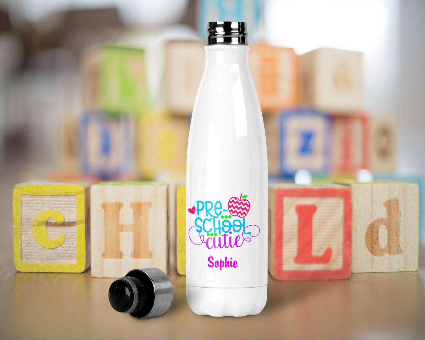 Water bottle, Personalized insulated water bottle
