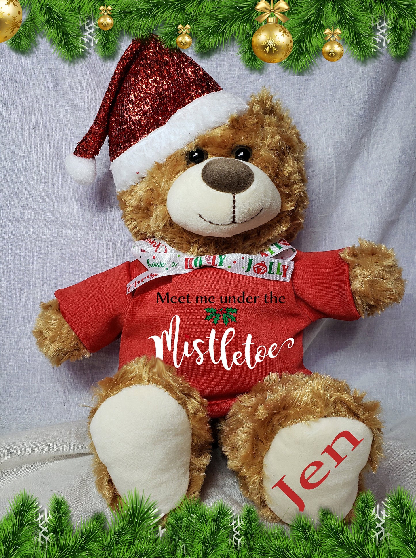 Personalised teddy bear, Soft Stuffed toy,