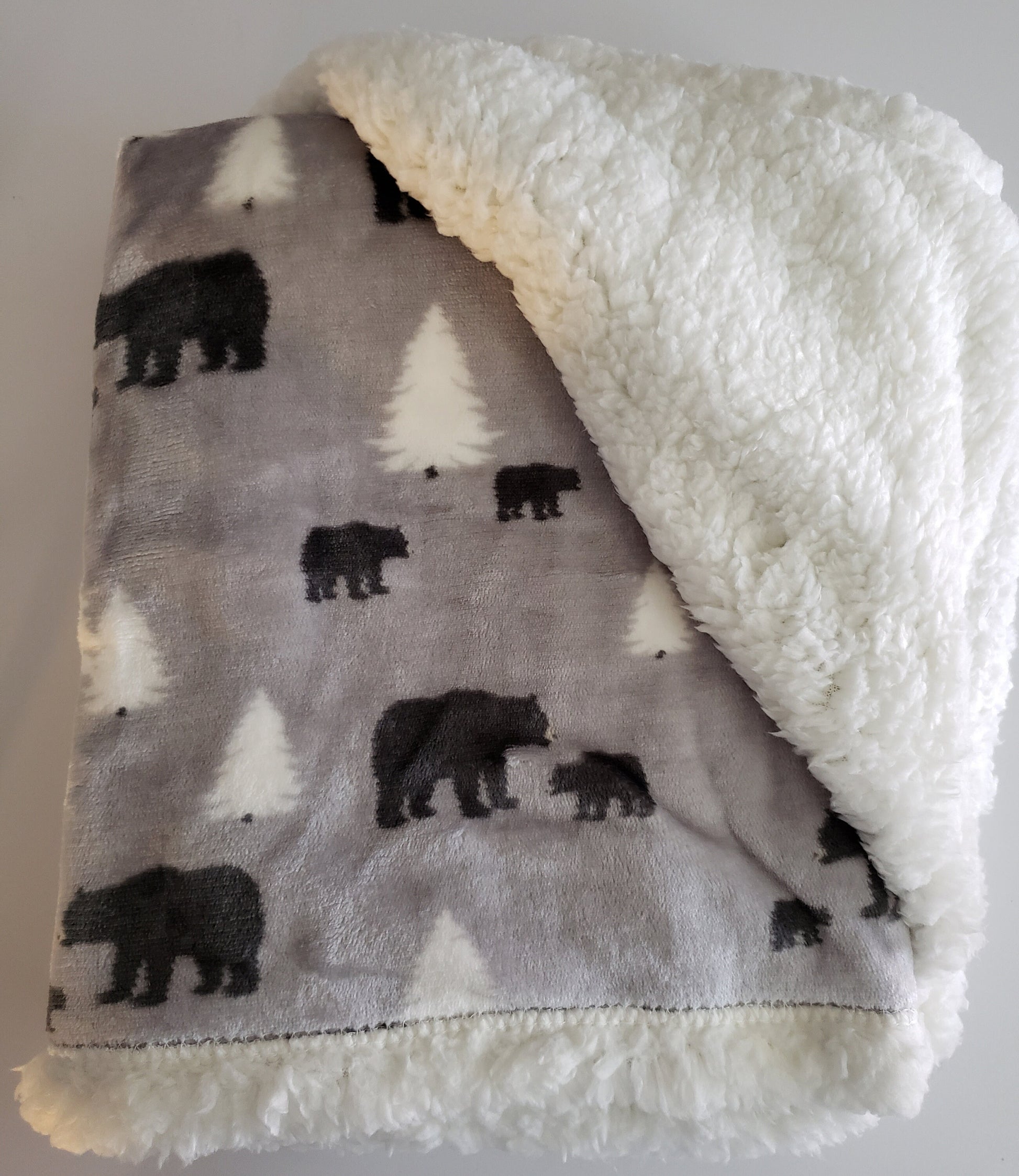 Baby/toddlers blanket, personalized blanket, mink and sherpa