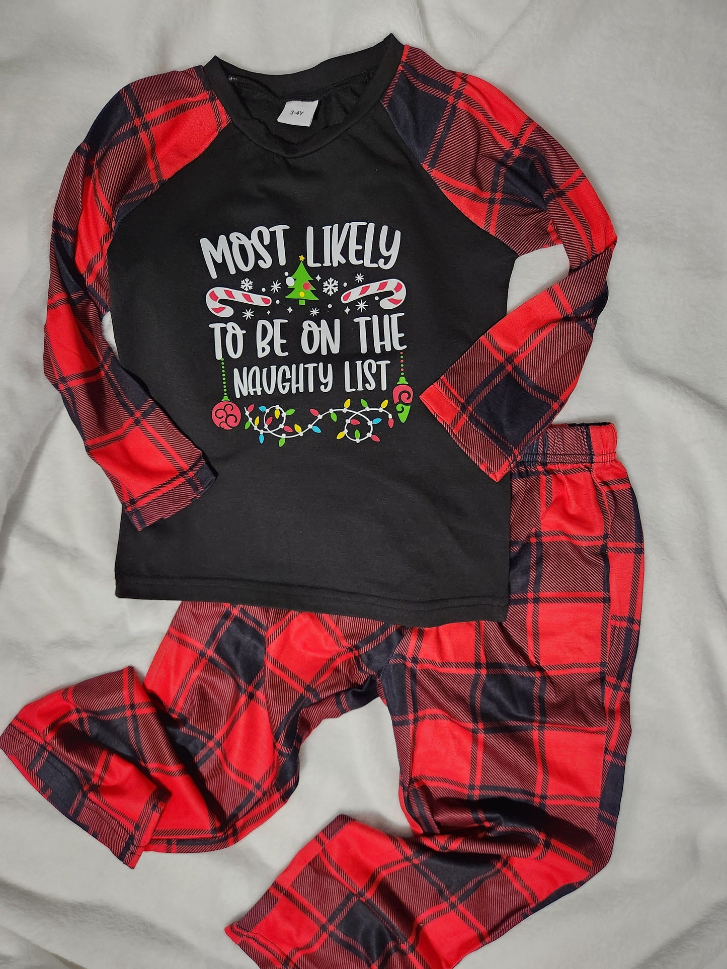 Family Christmas pajama sets, Gift for kids, family pajamas, most likely pajamas